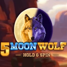 Official Slots logo: 5 Moon Wolf by Apparat Gaming at Betninja Casino
