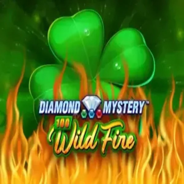 Diamond Mystery 100 Wild Fire online game logo by Greentube on betninjaa.co.uk